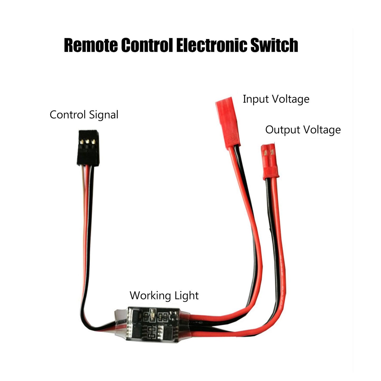 3-5V 2A Remote Control Electronic Switch High Current RC Electronic Switch for RC Drone Water Pump PWM Signal V1294-YM0521-3114230002411