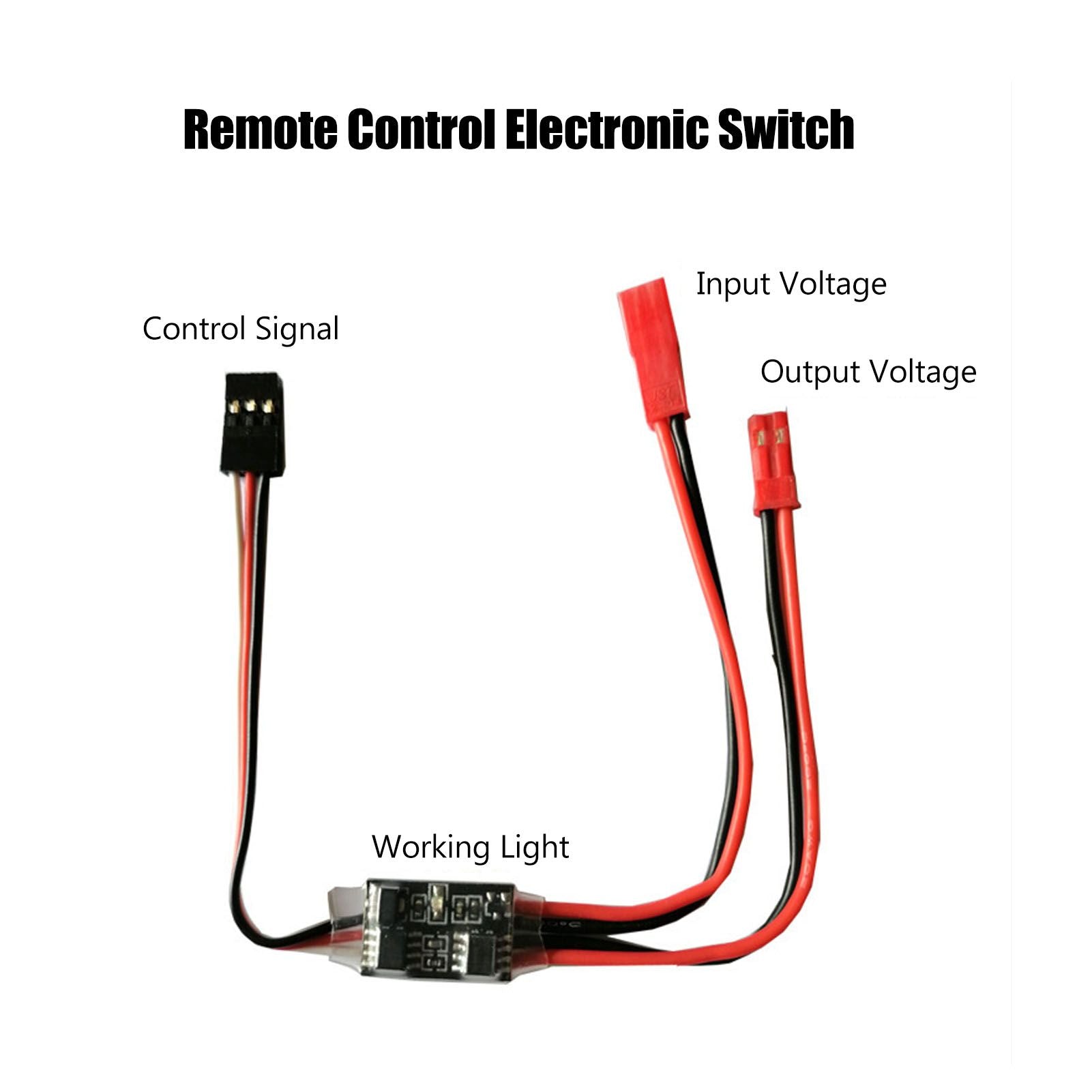 3-5V 2A Remote Control Electronic Switch High Current RC Electronic Switch for RC Drone Water Pump PWM Signal V1294-YM0521-3114230002411