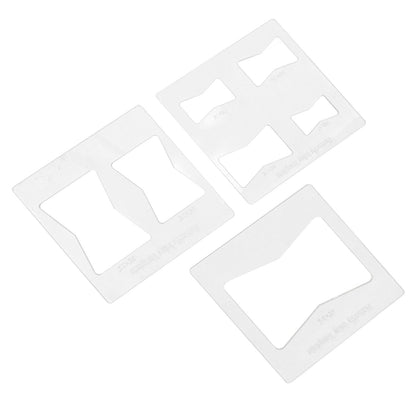 3Pcs 6x6 Inches Butterfly Key Inlay Template Router and Decorative Templates for Woodworking V1294-YM0521-3114230010411
