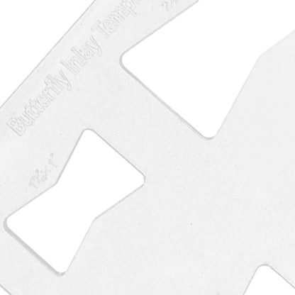 3Pcs 6x6 Inches Butterfly Key Inlay Template Router and Decorative Templates for Woodworking V1294-YM0521-3114230010411