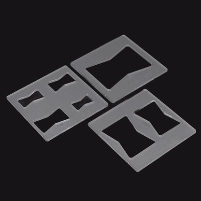 3Pcs 6x6 Inches Butterfly Key Inlay Template Router and Decorative Templates for Woodworking V1294-YM0521-3114230010411