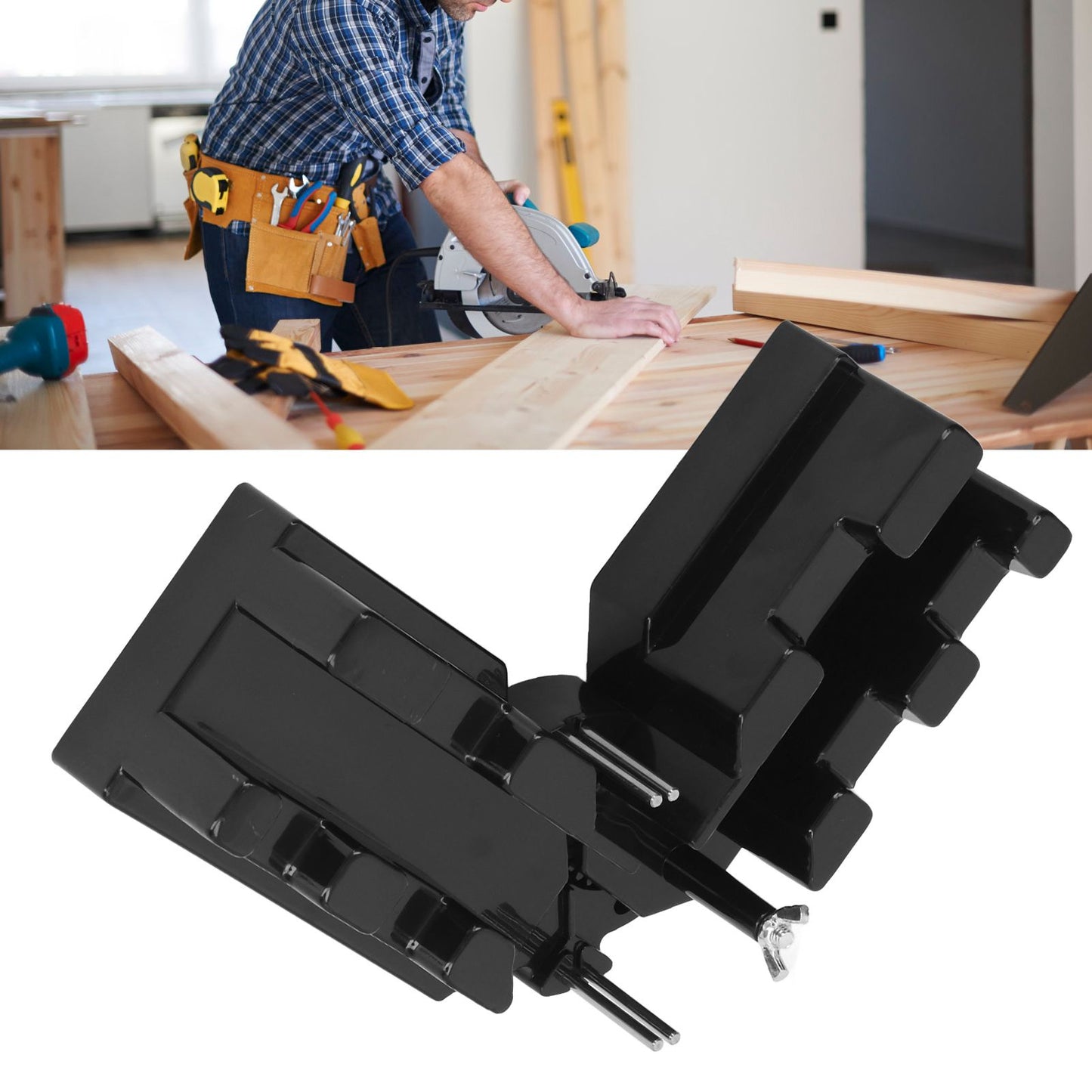 Mitre Measuring Cutting Tool Accurate Sawing Portable Mitre Cutting Tool for Home Decoration Pipe Installation V1294-YM0521-3114230011111
