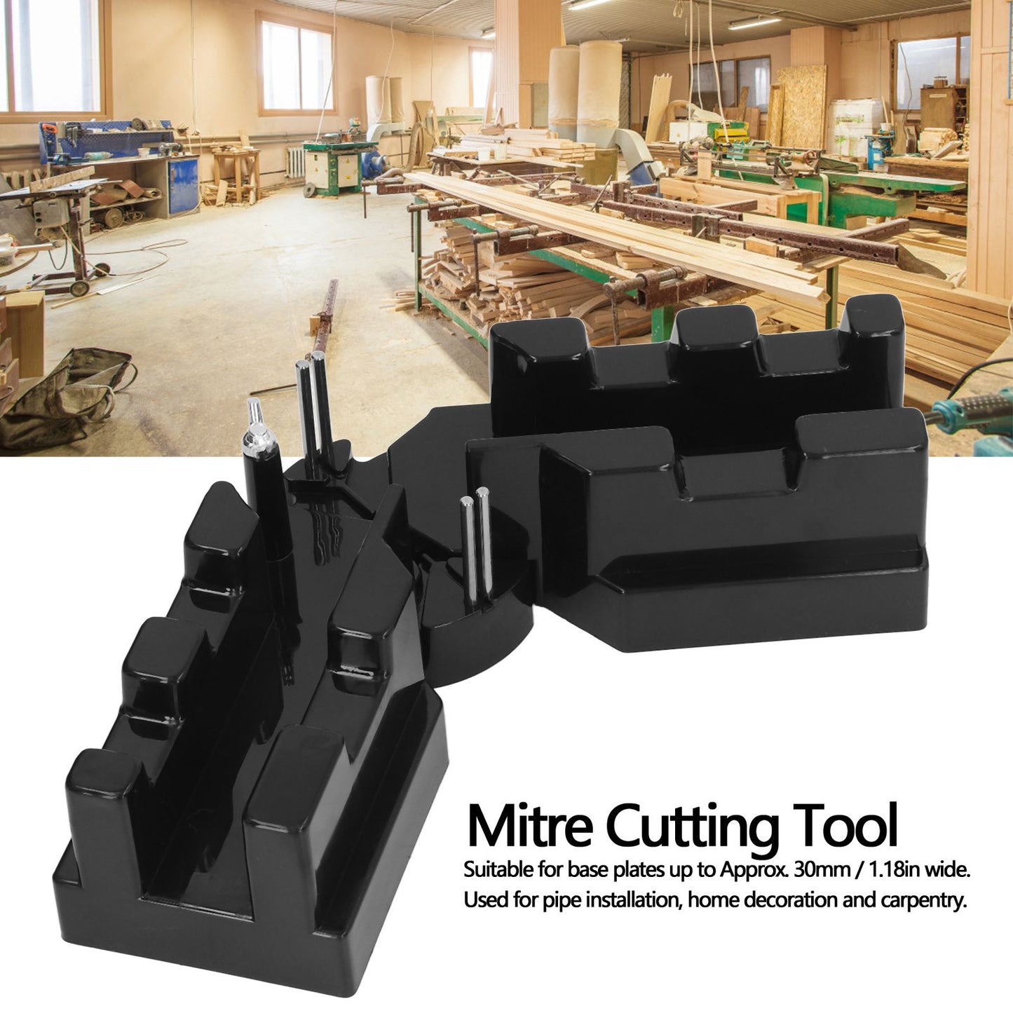 Mitre Measuring Cutting Tool Accurate Sawing Portable Mitre Cutting Tool for Home Decoration Pipe Installation V1294-YM0521-3114230011111