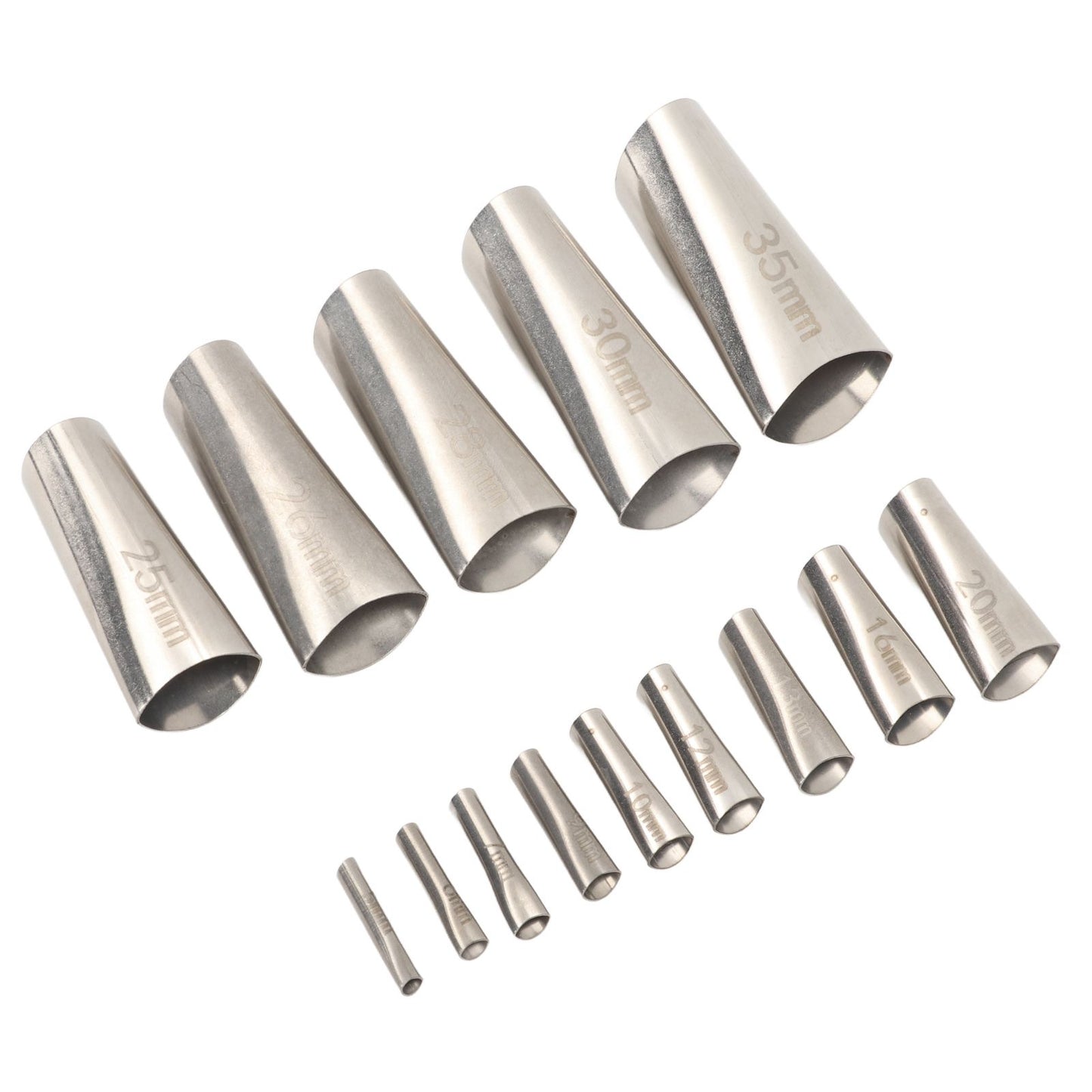 14pcs Caulking Nozzle Applicator 45 Degree Professional Stainless Steel Caulking Finisher Kit for Bathrooms V1294-YM0521-3114230012311