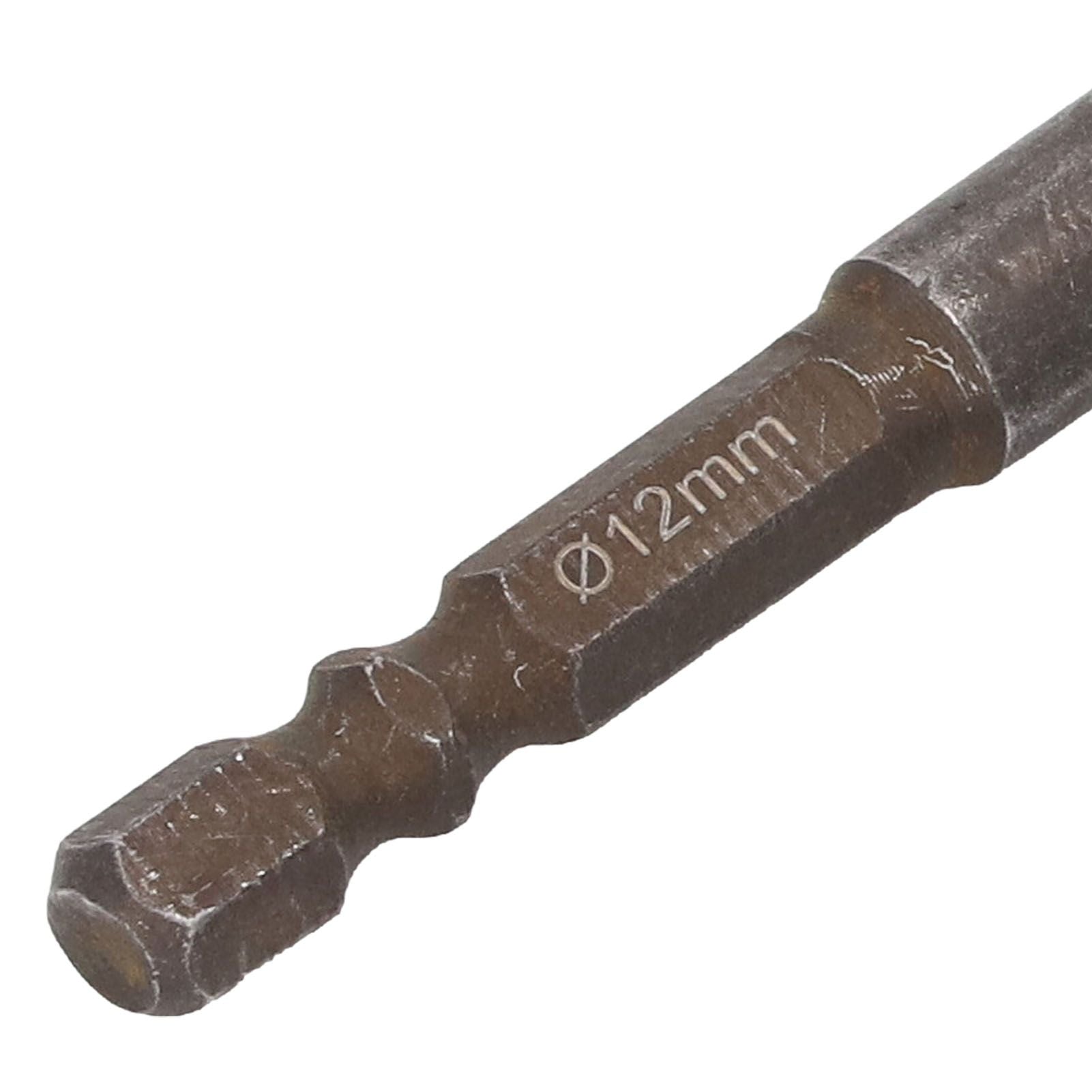 Drill Bit Set Unique Cross Design Cemented Carbide Hex Power Bits for Glass Ceramic Glass Tile Full Tile V1294-YM0521-3114230012612