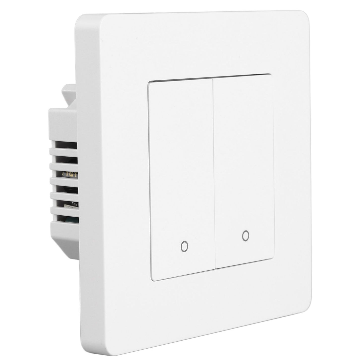 Smart Light Switch for Zigbee 2 Gang Timing Dimming Reverse Dual Control Smart Switch Panel AC100-240V White V1294-YM0521-3114230019511