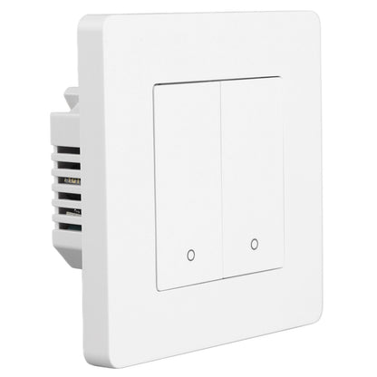 Smart Light Switch for Zigbee 2 Gang Timing Dimming Reverse Dual Control Smart Switch Panel AC100-240V White V1294-YM0521-3114230019511