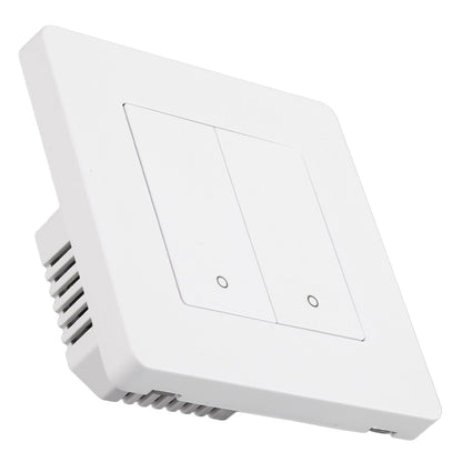 Smart Light Switch for Zigbee 2 Gang Timing Dimming Reverse Dual Control Smart Switch Panel AC100-240V White V1294-YM0521-3114230019511