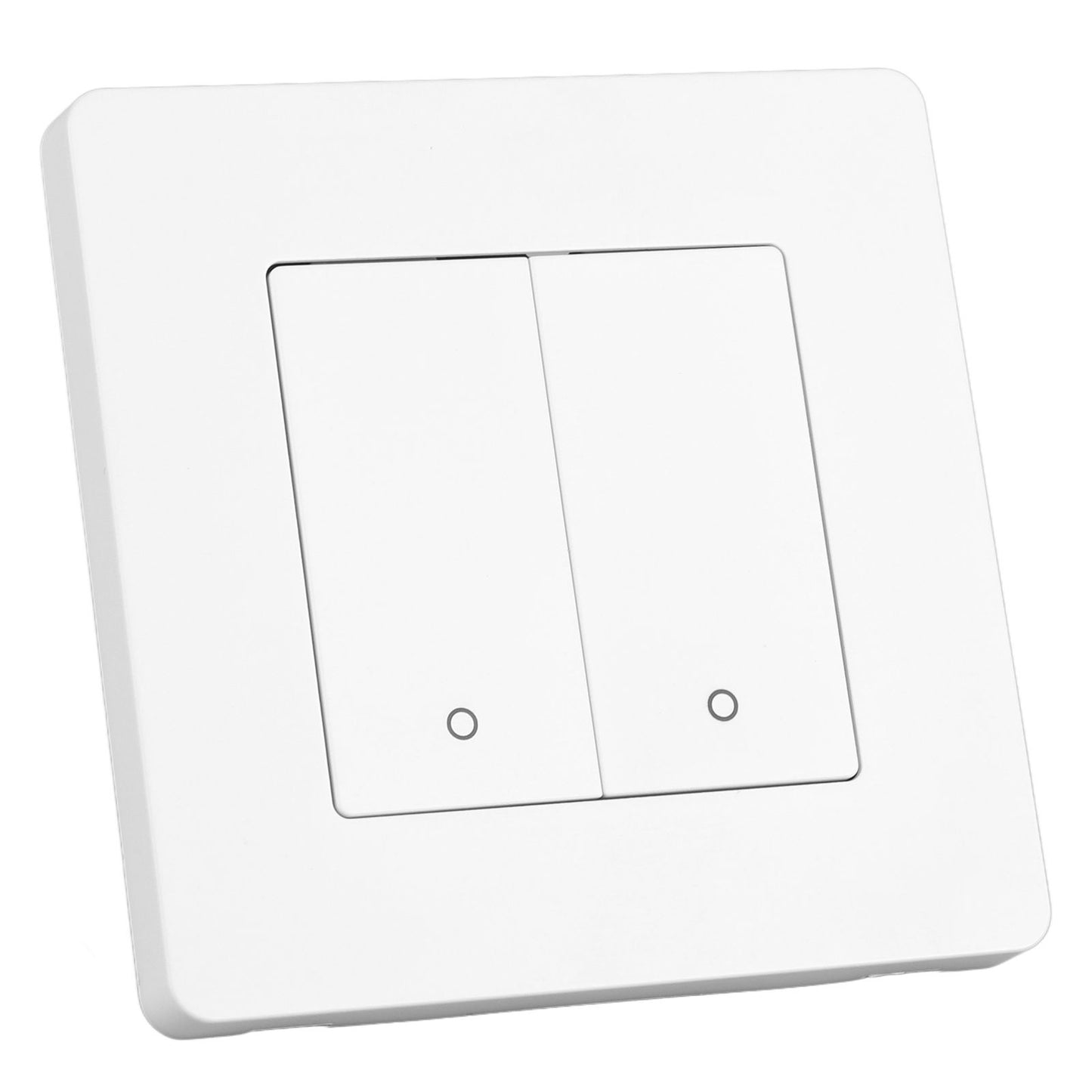 Smart Light Switch for Zigbee 2 Gang Timing Dimming Reverse Dual Control Smart Switch Panel AC100-240V White V1294-YM0521-3114230019511