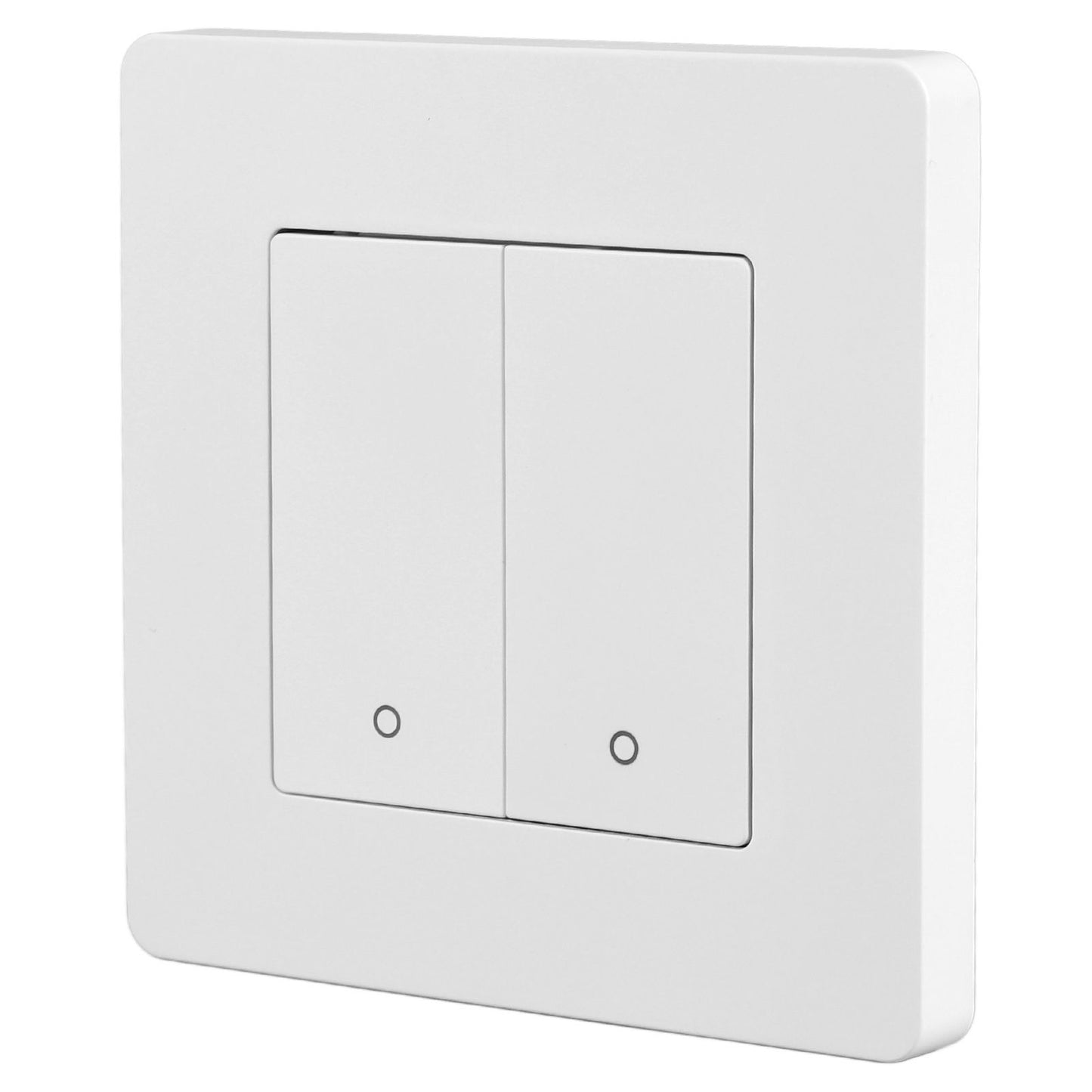Smart Light Switch for Zigbee 2 Gang Timing Dimming Reverse Dual Control Smart Switch Panel AC100-240V White V1294-YM0521-3114230019511