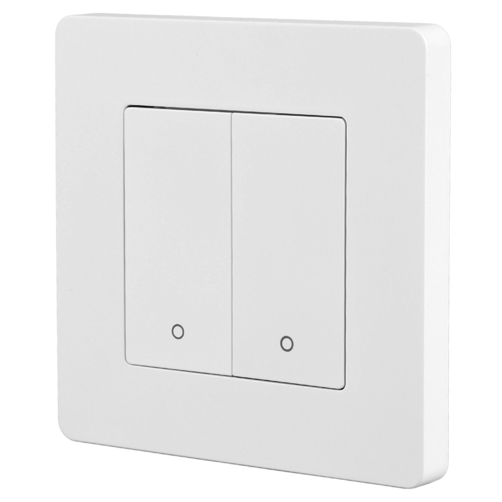 Smart Light Switch for Zigbee 2 Gang Timing Dimming Reverse Dual Control Smart Switch Panel AC100-240V White V1294-YM0521-3114230019511