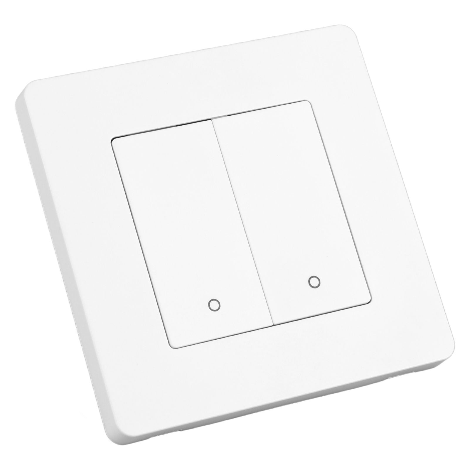 Smart Light Switch for Zigbee 2 Gang Timing Dimming Reverse Dual Control Smart Switch Panel AC100-240V White V1294-YM0521-3114230019511