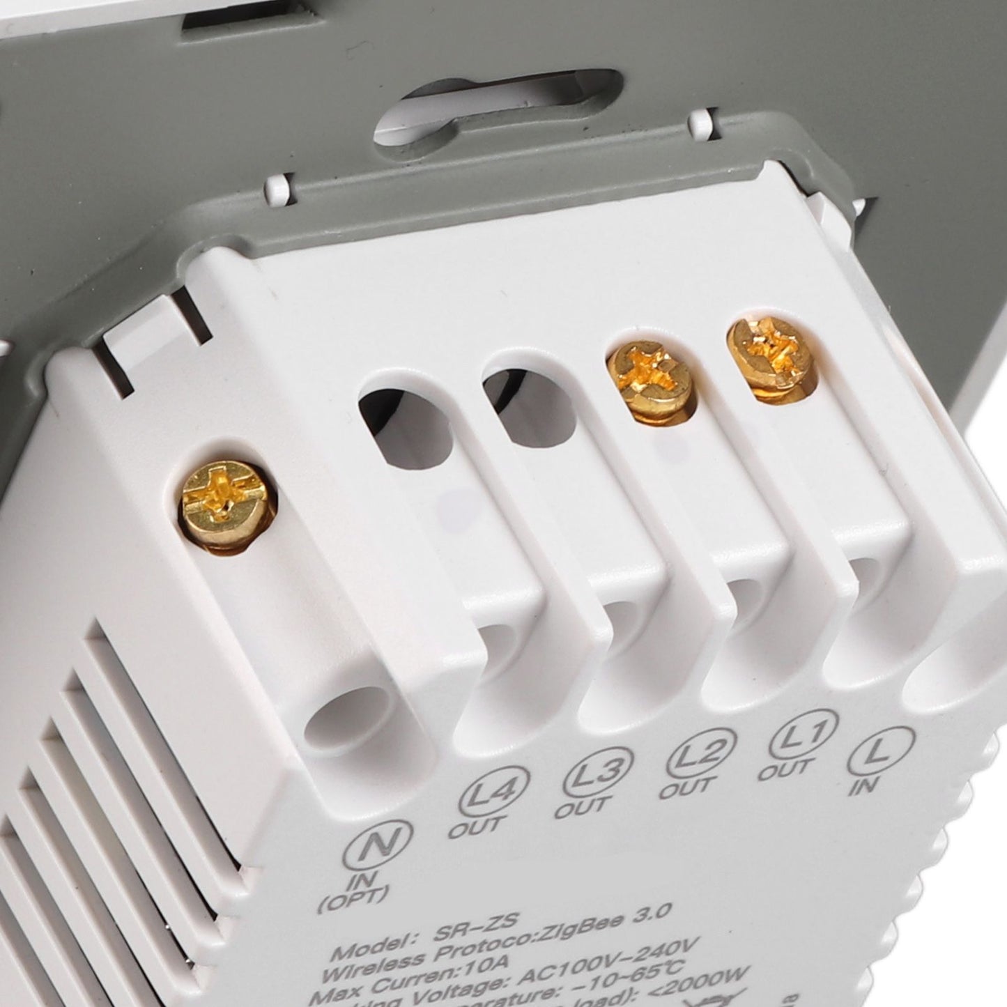 Smart Light Switch for Zigbee 2 Gang Timing Dimming Reverse Dual Control Smart Switch Panel AC100-240V White V1294-YM0521-3114230019511