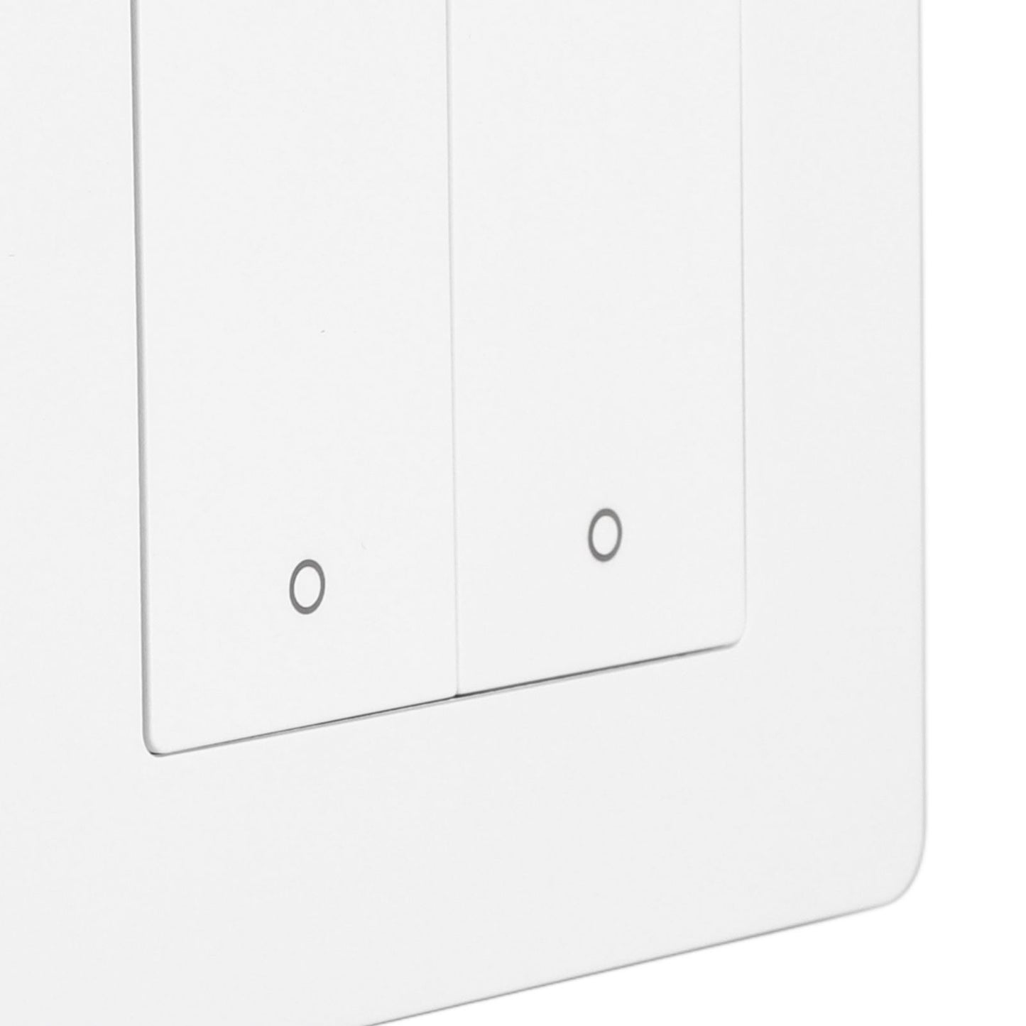 Smart Light Switch for Zigbee 2 Gang Timing Dimming Reverse Dual Control Smart Switch Panel AC100-240V White V1294-YM0521-3114230019511