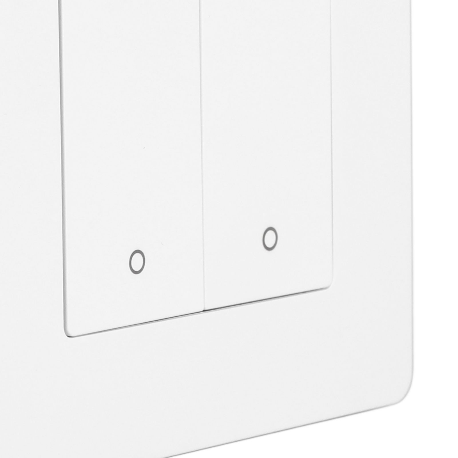Smart Light Switch for Zigbee 2 Gang Timing Dimming Reverse Dual Control Smart Switch Panel AC100-240V White V1294-YM0521-3114230019511