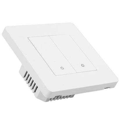 Smart Light Switch for Zigbee 2 Gang Timing Dimming Reverse Dual Control Smart Switch Panel AC100-240V White V1294-YM0521-3114230019511