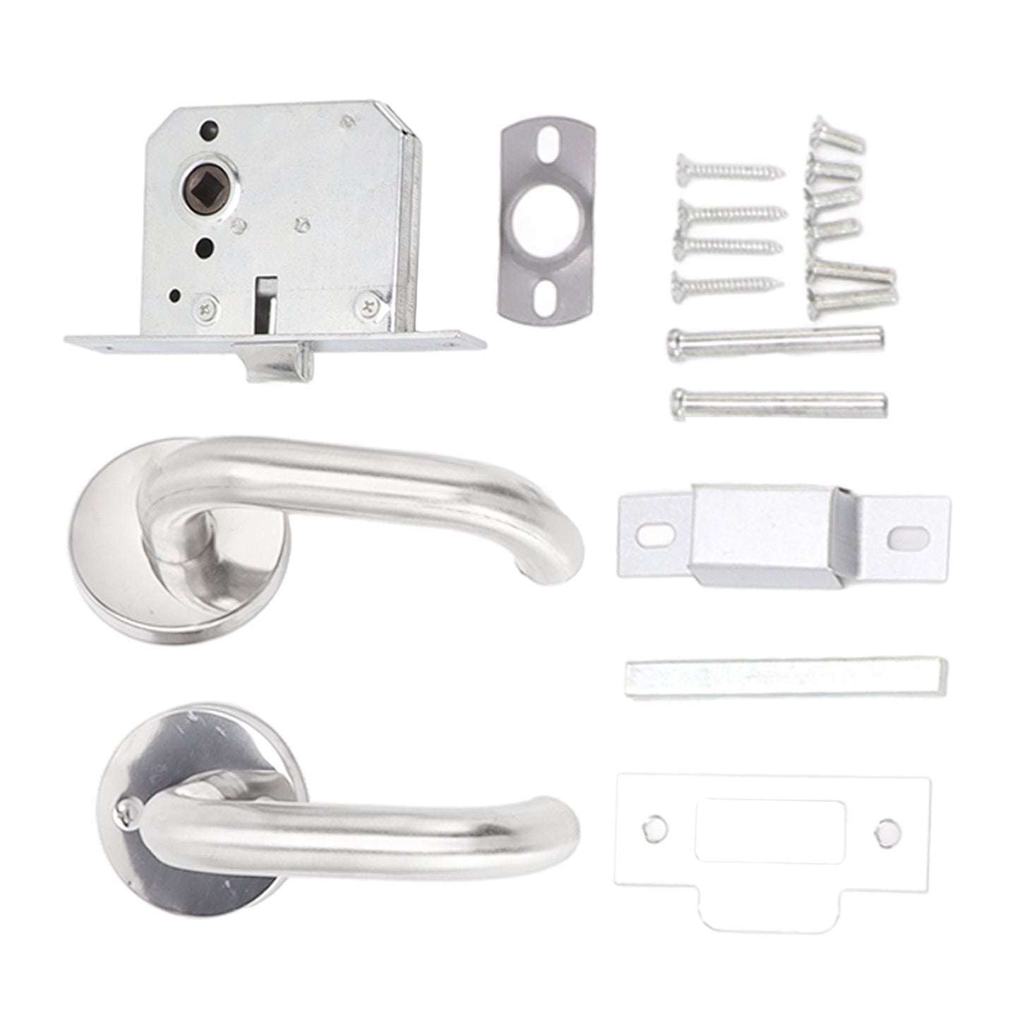 Handle Locks Stainless Steel Safety Passageway Door Handle Lock for Fire Emergency Exit Corridor Home V1294-YM0521-3114230022311