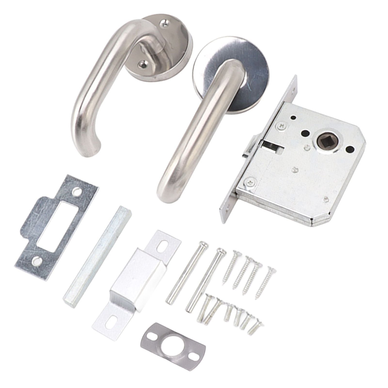 Handle Locks Stainless Steel Safety Passageway Door Handle Lock for Fire Emergency Exit Corridor Home V1294-YM0521-3114230022311