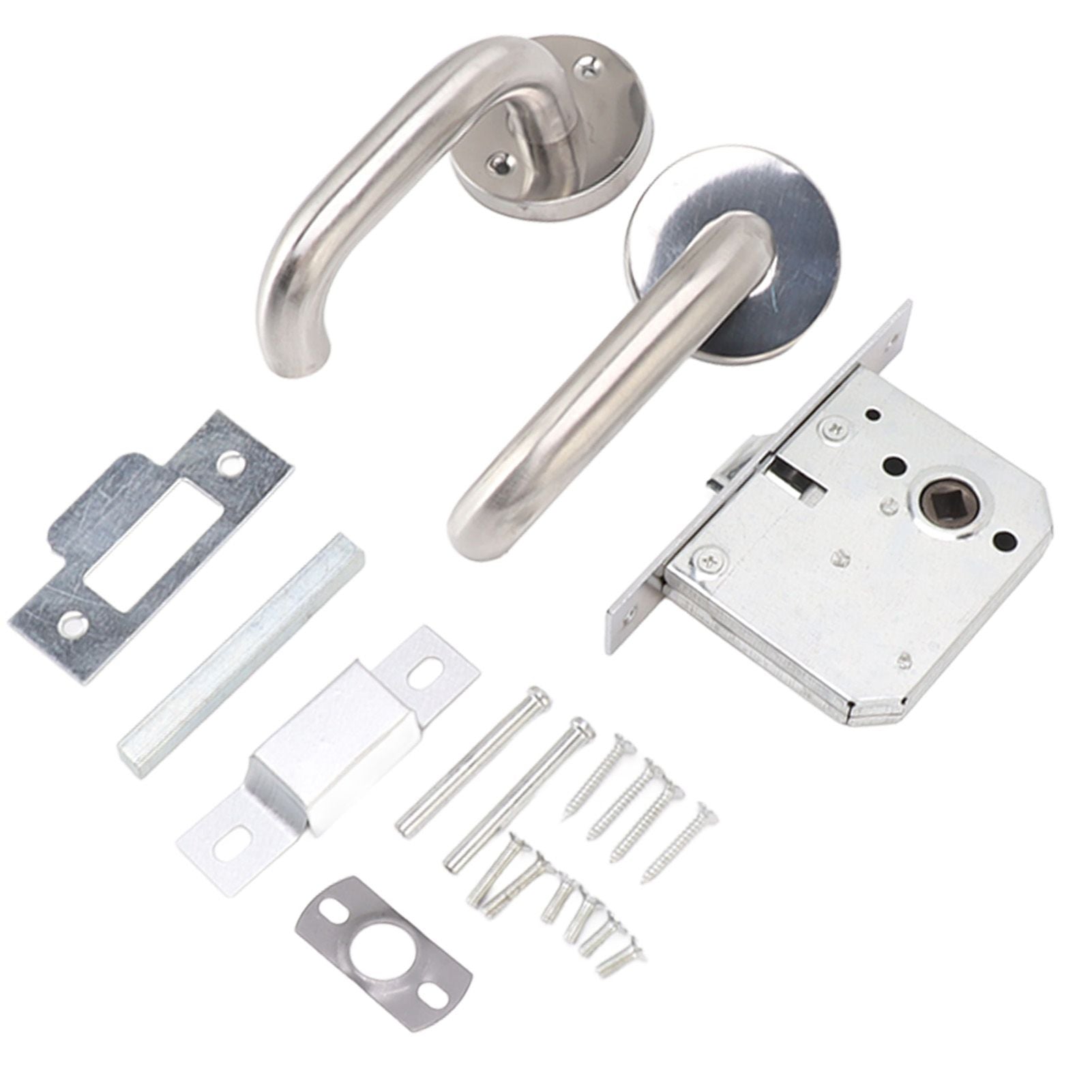 Handle Locks Stainless Steel Safety Passageway Door Handle Lock for Fire Emergency Exit Corridor Home V1294-YM0521-3114230022311