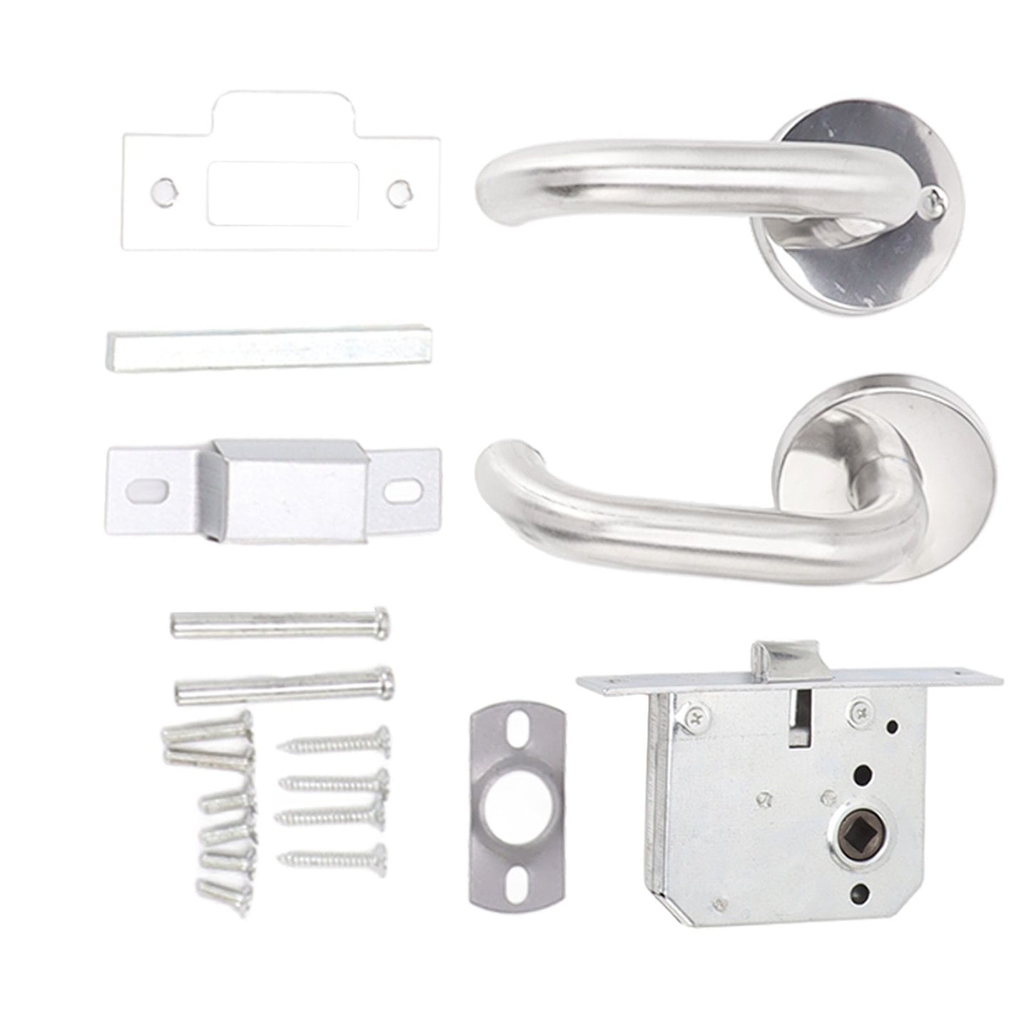 Handle Locks Stainless Steel Safety Passageway Door Handle Lock for Fire Emergency Exit Corridor Home V1294-YM0521-3114230022311
