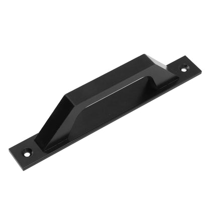 Sliding Door Handle Metal Electroplating Cabinet Barn Door Pull Handle with Mounting Screws Black V1294-YM0521-3114230023111