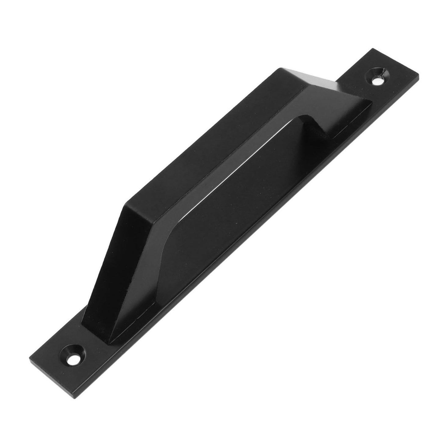 Sliding Door Handle Metal Electroplating Cabinet Barn Door Pull Handle with Mounting Screws Black V1294-YM0521-3114230023111
