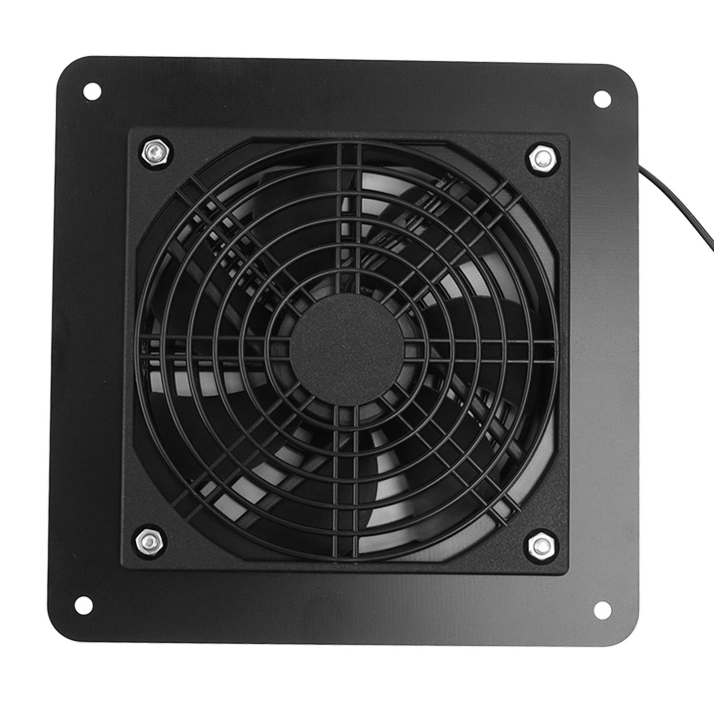 10W Solar Panel Fan Kit High Speed Solar Panel Powered Fan with 150cm Cable Protection Net for Pet House V1294-YM0521-3114230026611