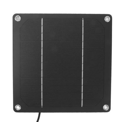 10W Solar Panel Fan Kit High Speed Solar Panel Powered Fan with 150cm Cable Protection Net for Pet House V1294-YM0521-3114230026611