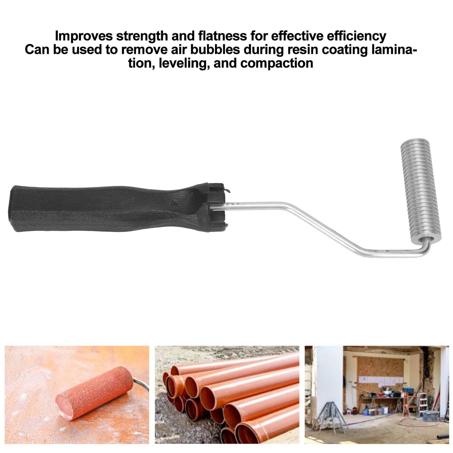 Bubble Roller Aluminum Alloy Bubble Paddle Roller for Tub Shower Bathtub Boat Repair Type B V1294-YM0521-3114230027512