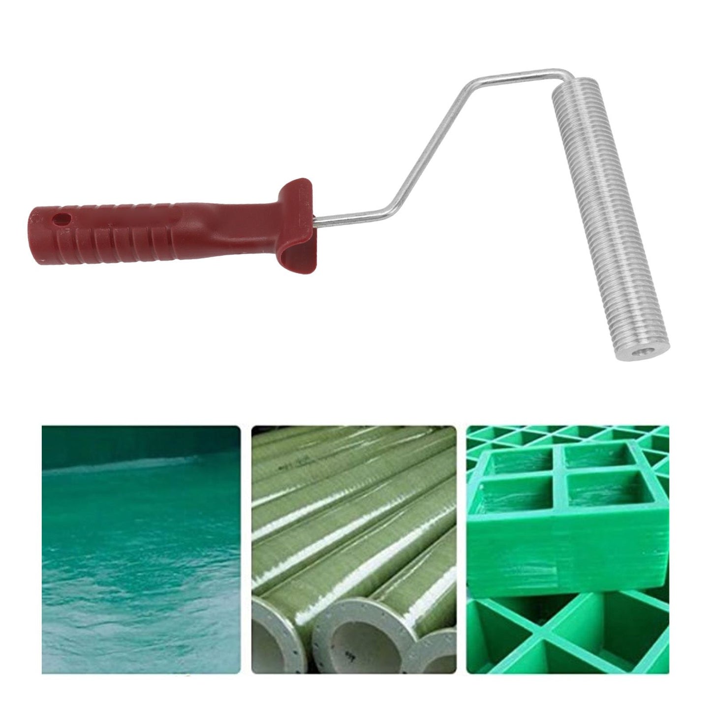 Fiberglass Roller Professional Bubble Remove Roller for Tub Shower Bathtub Boat Repair V1294-YM0521-3114230028111