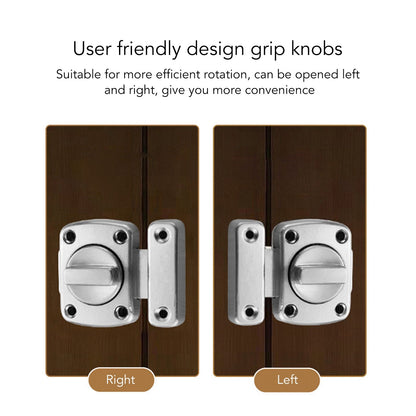 Door Latch Rust Proof Smooth Edge Comfortable Grasp User Friendly Knob Square Door Lock Latch for Kitchen Door V1294-YM0521-3114230035511