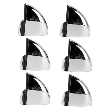 12PCS Glass Partition Clamps Panel Fixing Clip Desk Divider Support Clamp Glossy Finish 1-10mm V1294-YM0521-3114230035811