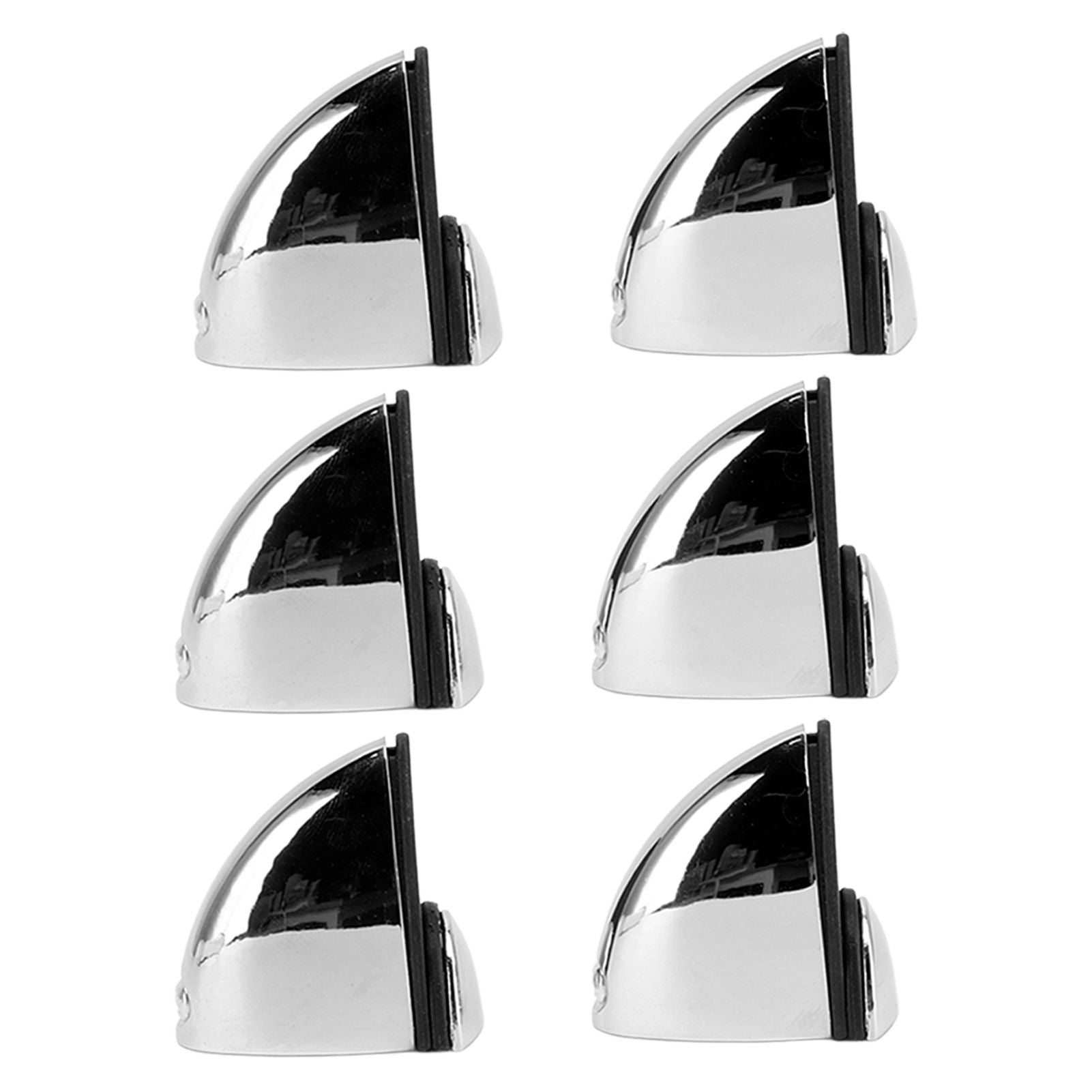 12PCS Glass Partition Clamps Panel Fixing Clip Desk Divider Support Clamp Glossy Finish 1-10mm V1294-YM0521-3114230035811