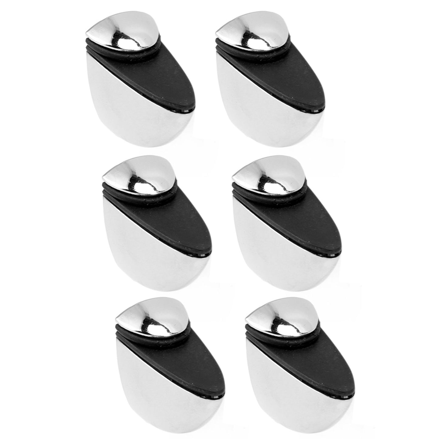 12PCS Glass Partition Clamps Panel Fixing Clip Desk Divider Support Clamp Glossy Finish 1-10mm V1294-YM0521-3114230035811