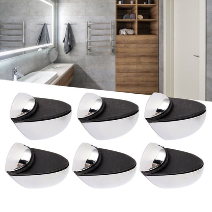 12PCS Glass Partition Clamps Panel Fixing Clip Desk Divider Support Clamp Glossy Finish 1-10mm V1294-YM0521-3114230035811