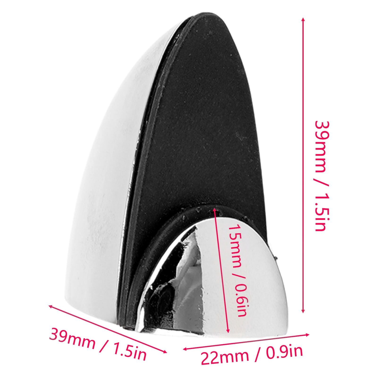 12PCS Glass Partition Clamps Panel Fixing Clip Desk Divider Support Clamp Glossy Finish 1-10mm V1294-YM0521-3114230035811