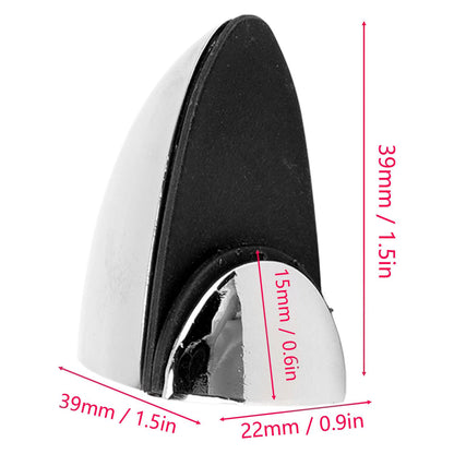 12PCS Glass Partition Clamps Panel Fixing Clip Desk Divider Support Clamp Glossy Finish 1-10mm V1294-YM0521-3114230035811