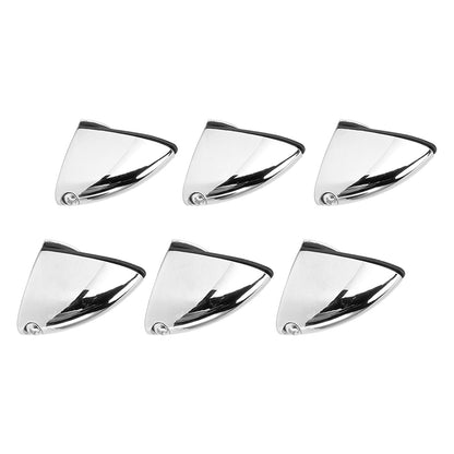 12PCS Glass Partition Clamps Panel Fixing Clip Desk Divider Support Clamp Glossy Finish 1-10mm V1294-YM0521-3114230035811