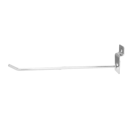 50Pcs Supermarket Shelf Hook Iron Strong Wear Resistant Flat Tip Peg Board Hook Slatwall Hanger V1294-YM0521-3114230037411