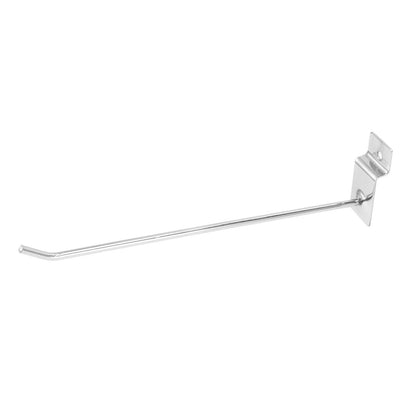 50Pcs Supermarket Shelf Hook Iron Strong Wear Resistant Flat Tip Peg Board Hook Slatwall Hanger V1294-YM0521-3114230037411