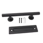 Sliding Barn Door Handle Black Carbon Steel Barn Door Handle for Cabinets Wardrobes V1294-YM0521-3114230037811