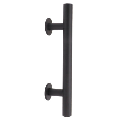 Sliding Barn Door Handle Black Carbon Steel Barn Door Handle for Cabinets Wardrobes V1294-YM0521-3114230037811