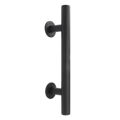 Sliding Barn Door Handle Black Carbon Steel Barn Door Handle for Cabinets Wardrobes V1294-YM0521-3114230037811
