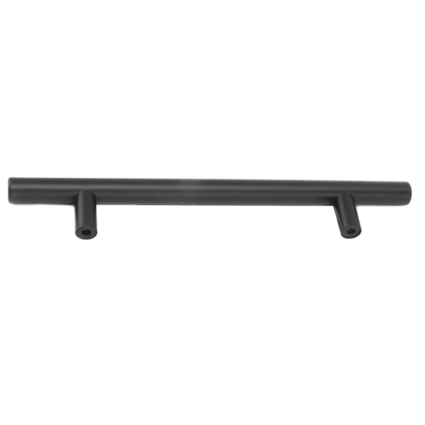 10PCS Cabinet Door T Handle Stainless Steel Modern Wardrobe Drawer Pull Handle for Bedroom Living Room Black V1294-YM0521-3114230038511