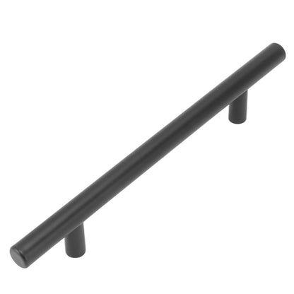 10PCS Cabinet Door T Handle Stainless Steel Modern Wardrobe Drawer Pull Handle for Bedroom Living Room Black V1294-YM0521-3114230038511