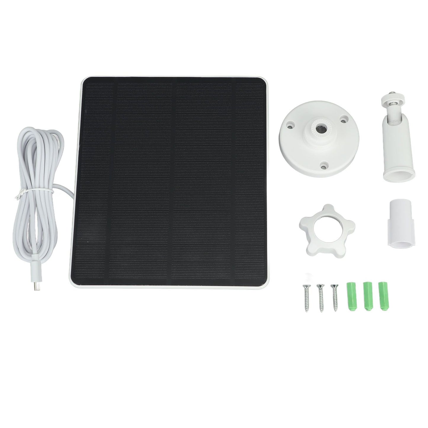 5W Solar Panel for Camera Waterproof High Efficiency Monocrystalline Silicon Outdoor Camera Solar Powered V1294-YM0521-3114230041011