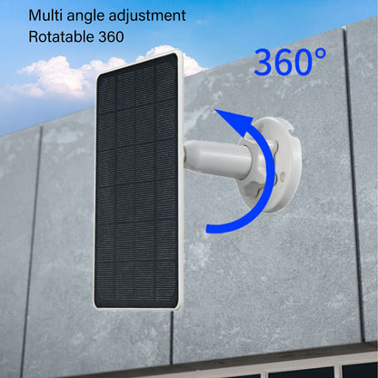 5W Solar Panel for Camera Waterproof High Efficiency Monocrystalline Silicon Outdoor Camera Solar Powered V1294-YM0521-3114230041011