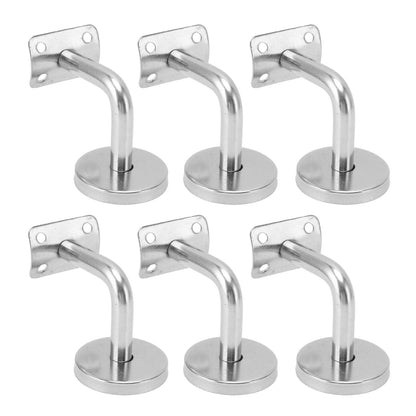 6 Pcs Wall Handrail Bracket 304 Stainless Steel Strong Bearing Stair Railing Support V1294-YM0521-3114230042511