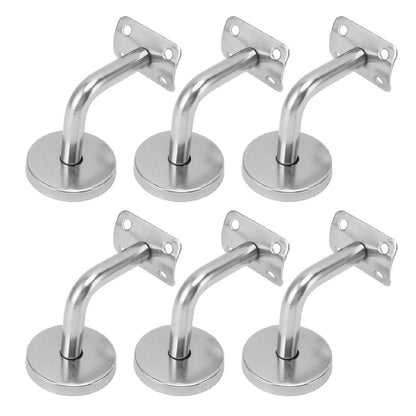 6 Pcs Wall Handrail Bracket 304 Stainless Steel Strong Bearing Stair Railing Support V1294-YM0521-3114230042511