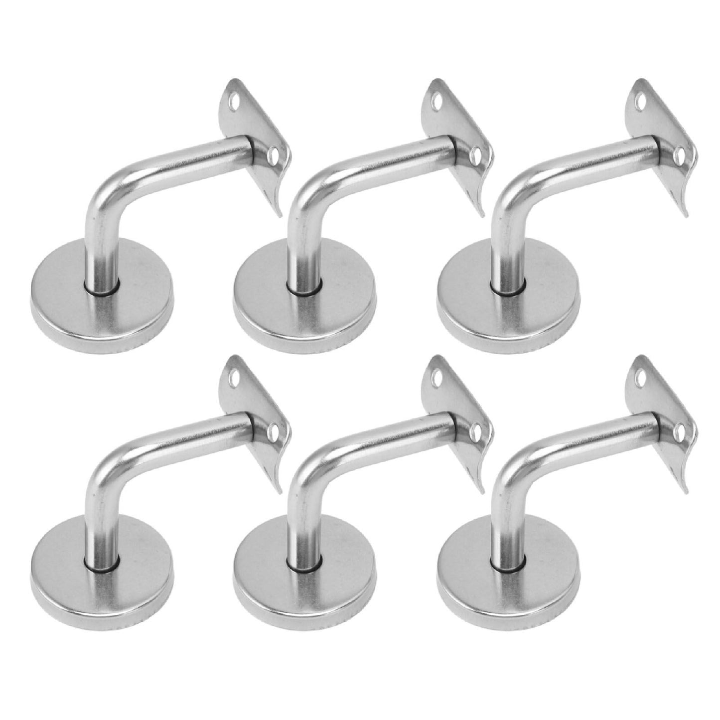 6 Pcs Wall Handrail Bracket 304 Stainless Steel Strong Bearing Stair Railing Support V1294-YM0521-3114230042511